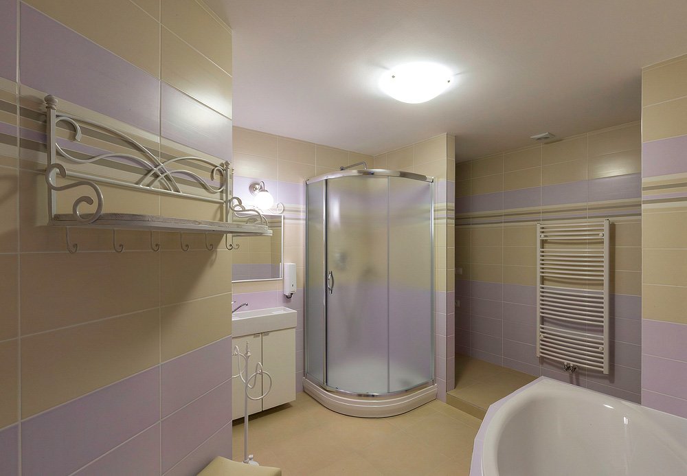 Koupelna apartmánu č. 7 