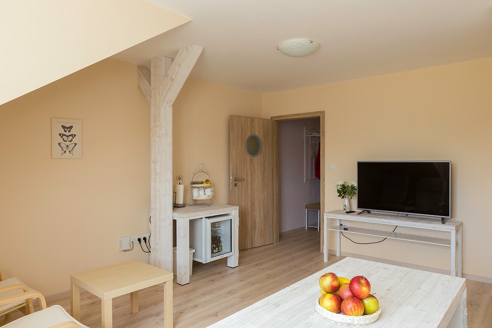 Společenská místnost apartmánu č. 7 