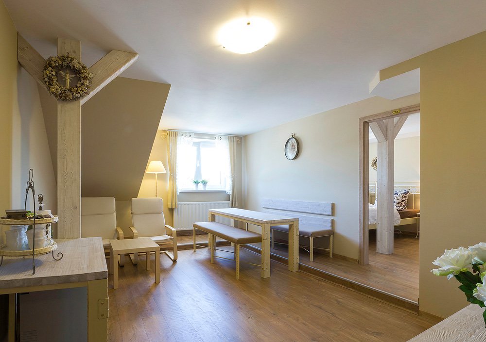 Společenská místnost apartmánu č. 2 