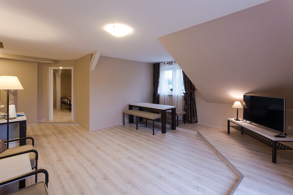 Společenská místnost apartmánu č. 5 