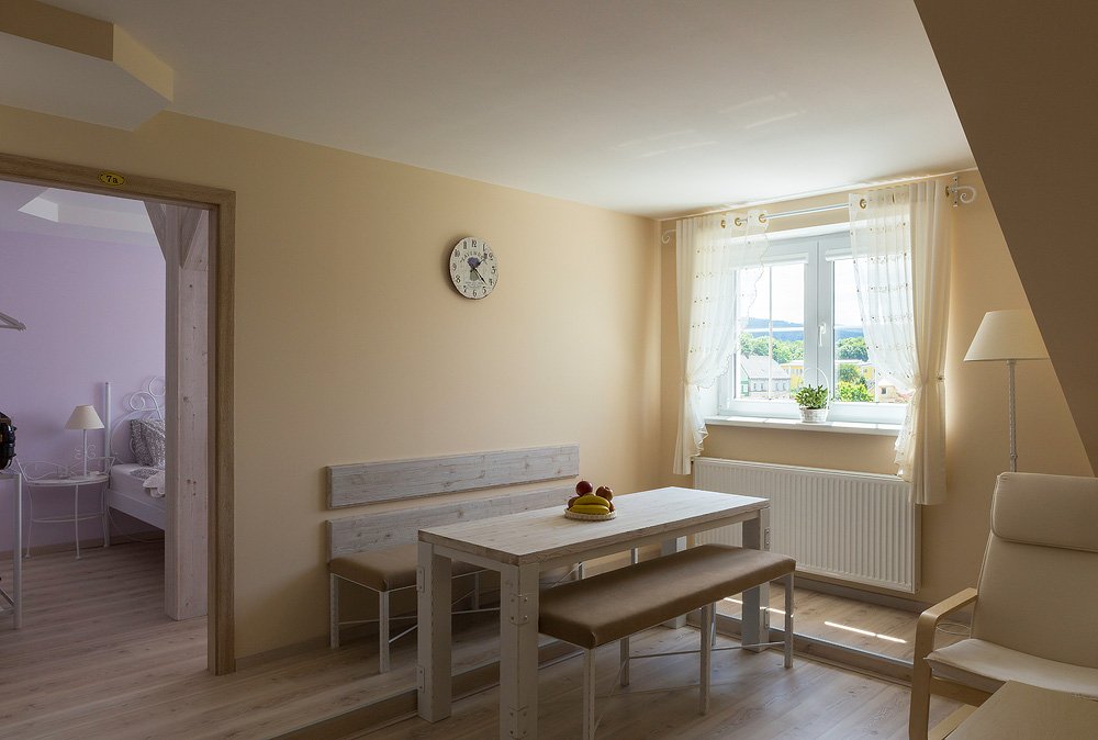 Společenská místnost apartmánu č. 7