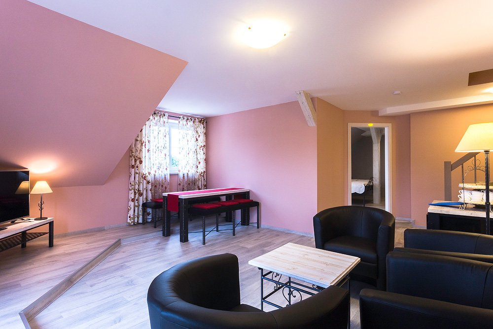 Společenská místnost apartmánu č. 4